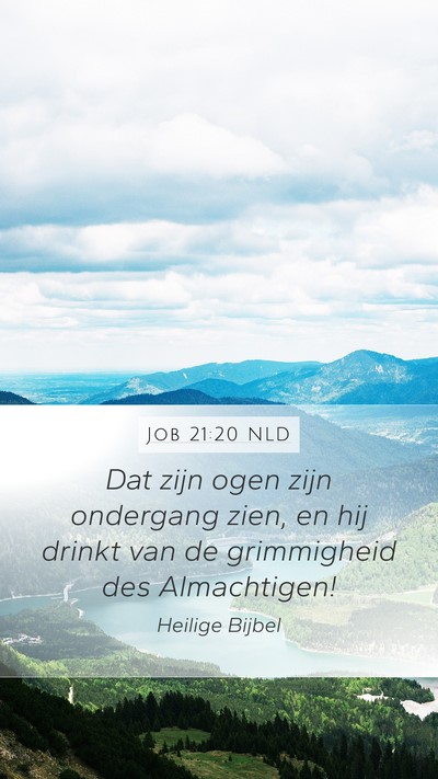 Job 21:20 NLD Bible Verse Image