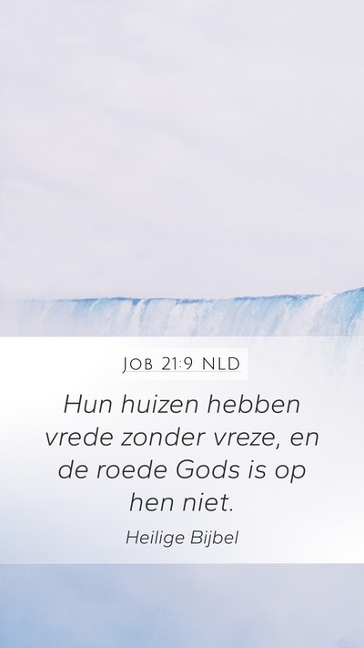 Job 21:9 NLD Bible Verse Image