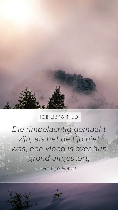 Job 22:16 NLD Bible Verse Image