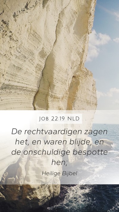 Job 22:19 NLD Bible Verse Image
