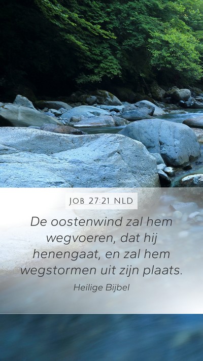 Job 27:21 NLD Bible Verse Image