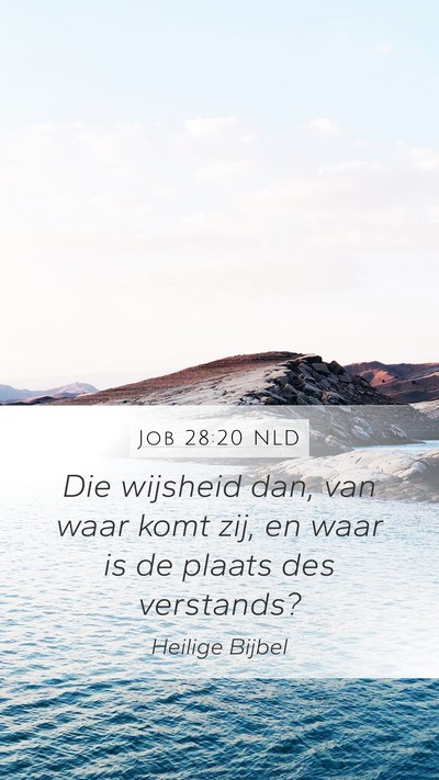 Job 28:20 NLD Bible Verse Image