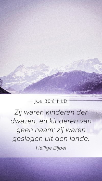 Job 30:8 NLD Bible Verse Image