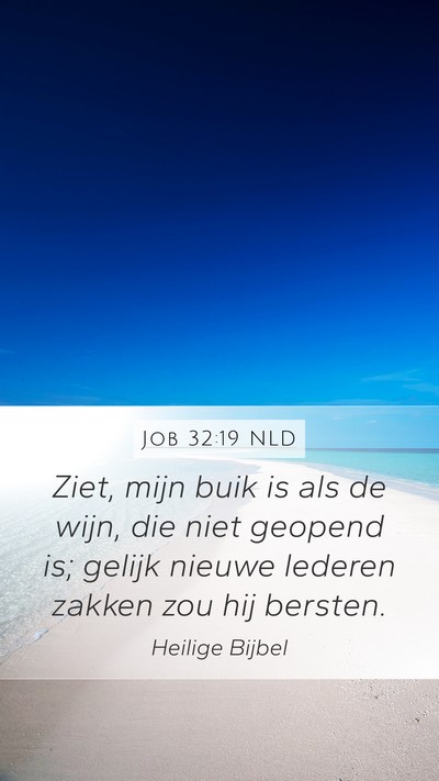Job 32:19 NLD Bible Verse Image