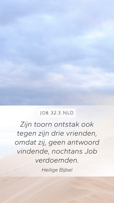 Job 32:3 NLD Bible Verse Image