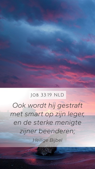 Job 33:19 NLD Bible Verse Image