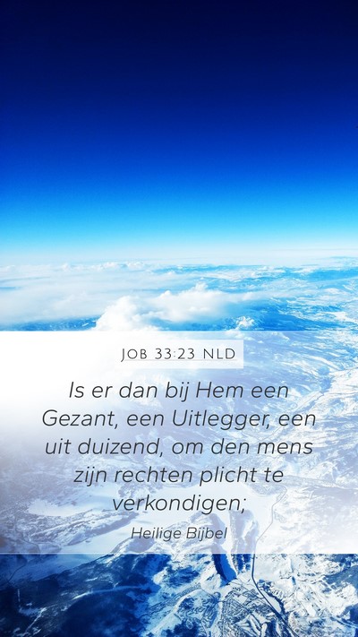Job 33:23 NLD Bible Verse Image