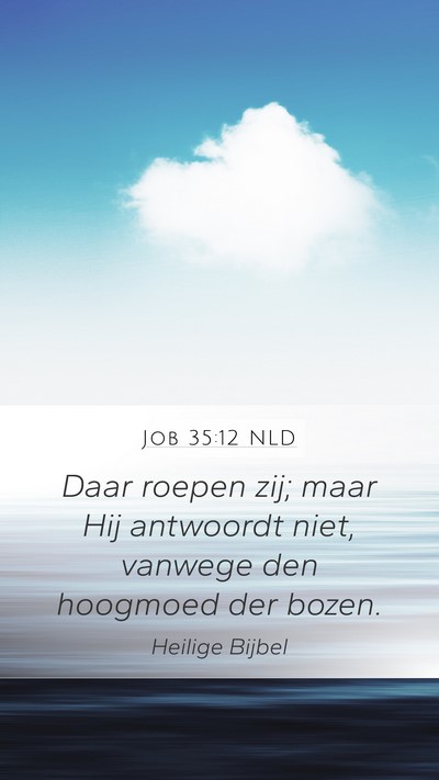 Job 35:12 NLD Bible Verse Image
