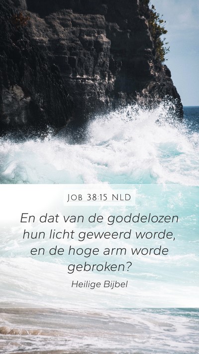 Job 38:15 NLD Bible Verse Image