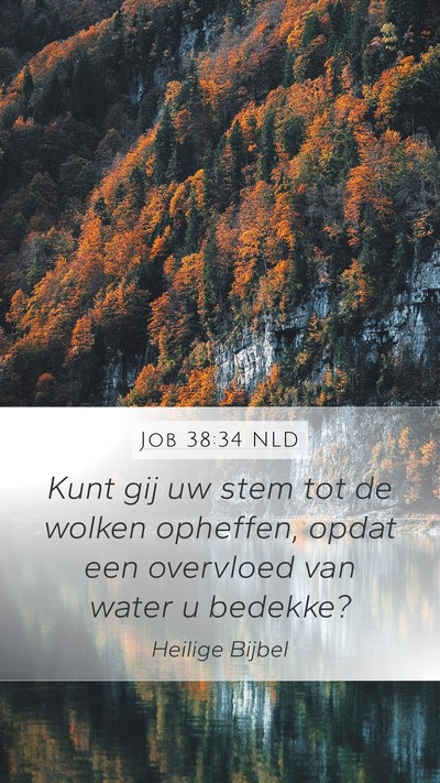 Job 38:34 NLD Bible Verse Image
