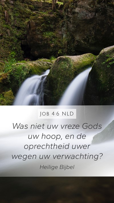 Job 4:6 NLD Bible Verse Image