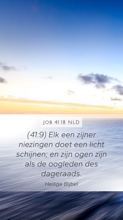 Job 41:18 NLD Bible Verse Image