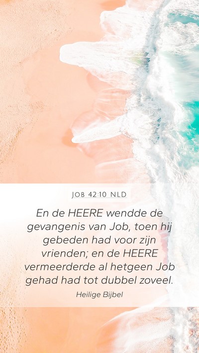Job 42:10 NLD Bible Verse Image
