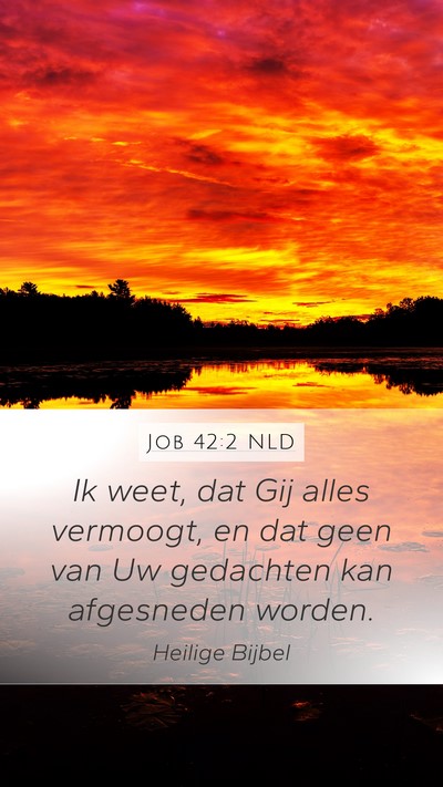 Job 42:2 NLD Bible Verse Image
