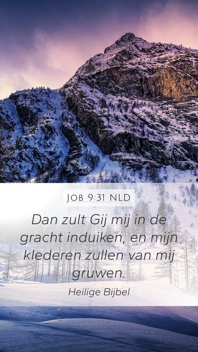 Job 9:31 NLD Bible Verse Image