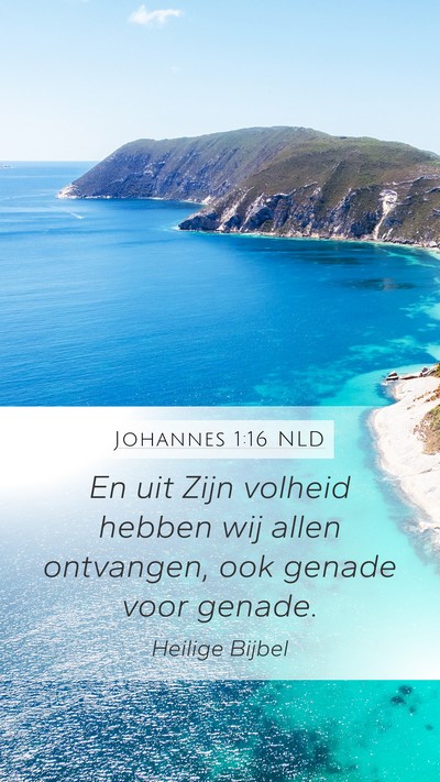 Johannes 1:16 NLD Bible Verse Image