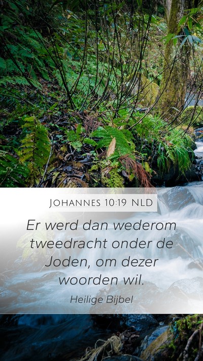 Johannes 10:19 NLD Bible Verse Image