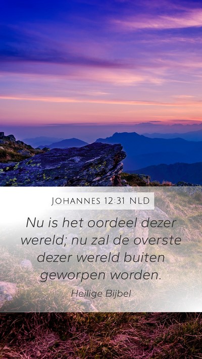 Johannes 12:31 NLD Bible Verse Image