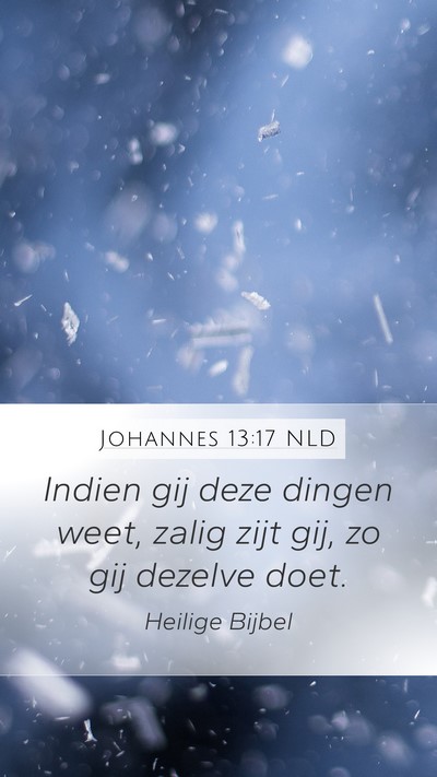 Johannes 13:17 NLD Bible Verse Image