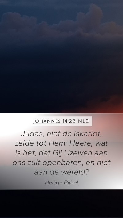 Johannes 14:22 NLD Bible Verse Image