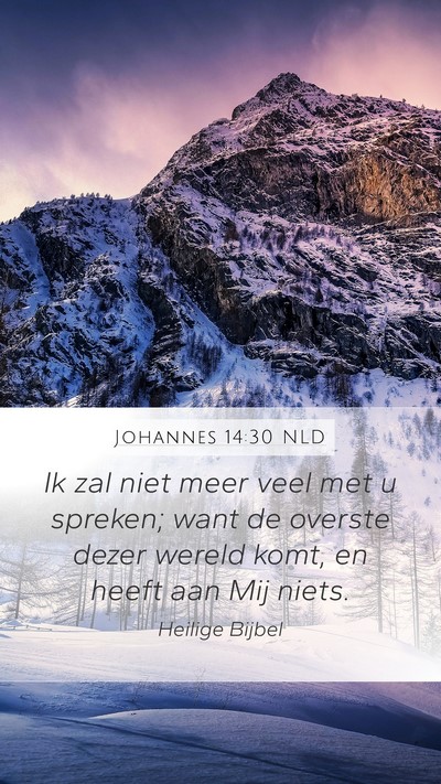 Johannes 14:30 NLD Bible Verse Image