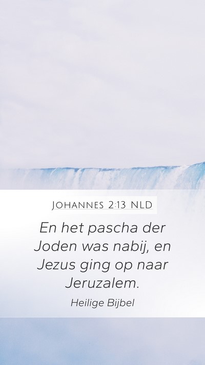 Johannes 2:13 NLD Bible Verse Image