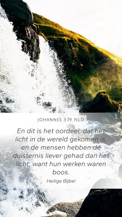 Johannes 3:19 NLD Bible Verse Image