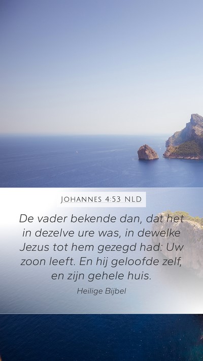 Johannes 4:53 NLD Bible Verse Image