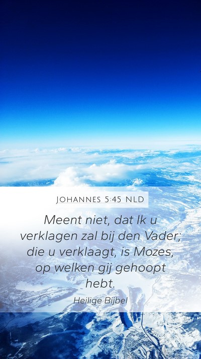 Johannes 5:45 NLD Bible Verse Image