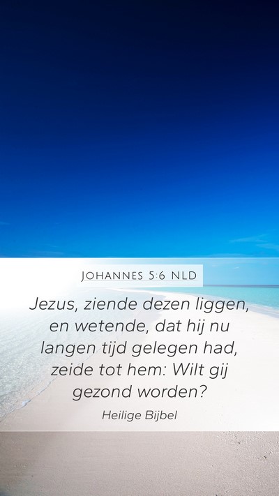 Johannes 5:6 NLD Bible Verse Image