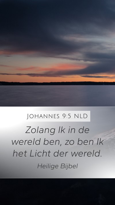Johannes 9:5 NLD Bible Verse Image