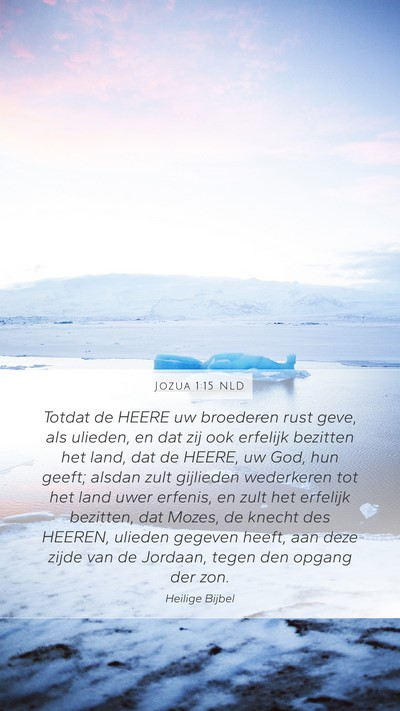 Jozua 1:15 NLD Bible Verse Image