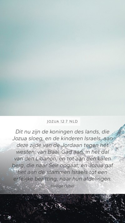 Jozua 12:7 NLD Bible Verse Image