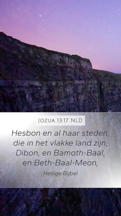 Jozua 13:17 NLD Bible Verse Image