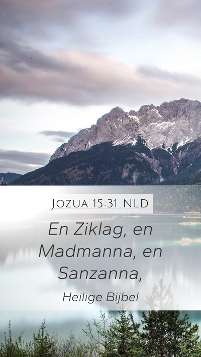 Jozua 15:31 NLD Bible Verse Image