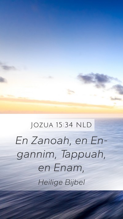 Jozua 15:34 NLD Bible Verse Image