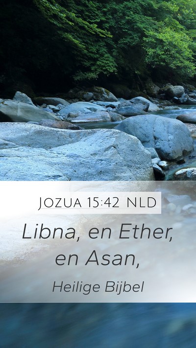Jozua 15:42 NLD Bible Verse Image