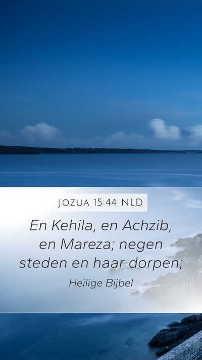 Jozua 15:44 NLD Bible Verse Image