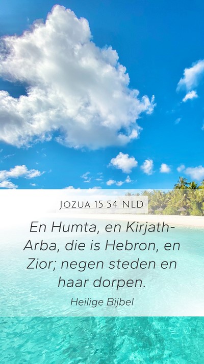 Jozua 15:54 NLD Bible Verse Image