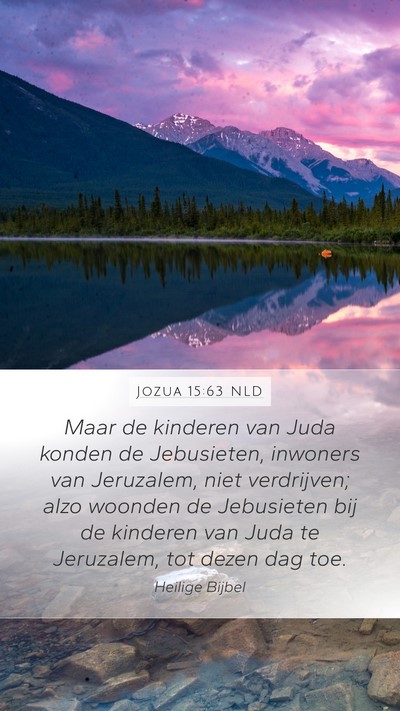 Jozua 15:63 NLD Bible Verse Image