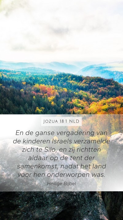 Jozua 18:1 NLD Bible Verse Image