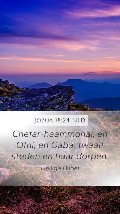 Jozua 18:24 NLD Bible Verse Image