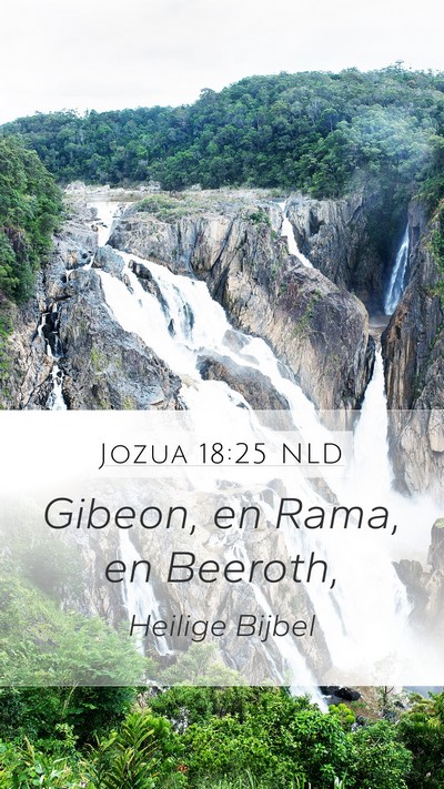 Jozua 18:25 NLD Bible Verse Image