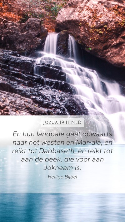 Jozua 19:11 NLD Bible Verse Image