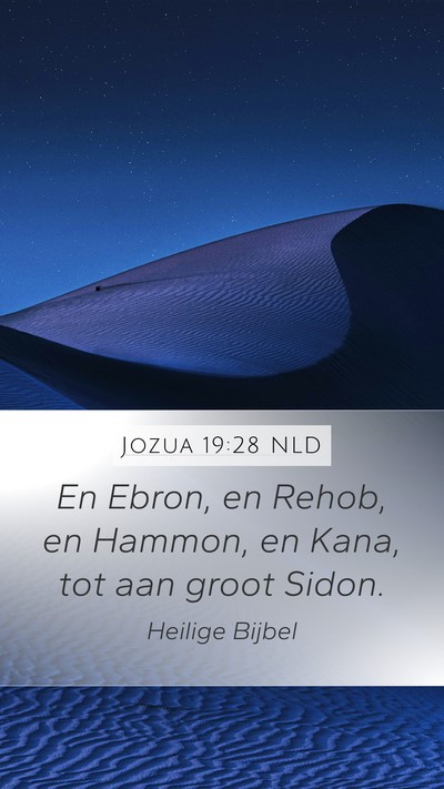 Jozua 19:28 NLD Bible Verse Image