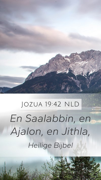 Jozua 19:42 NLD Bible Verse Image