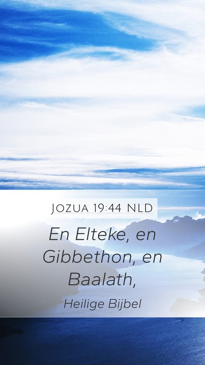 Jozua 19:44 NLD Bible Verse Image
