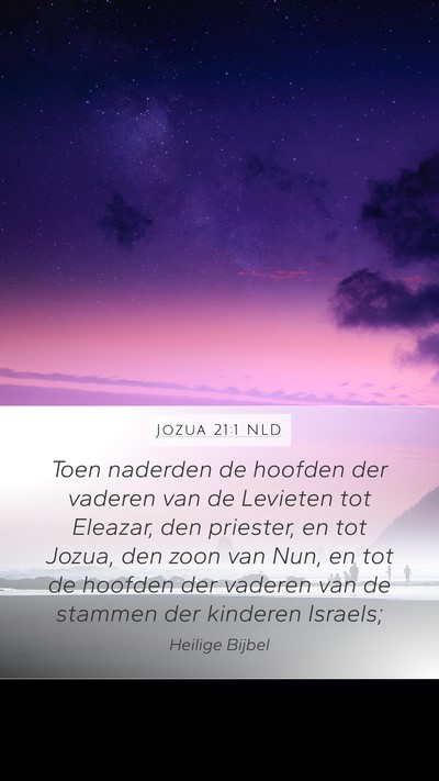 Jozua 21:1 NLD Bible Verse Image