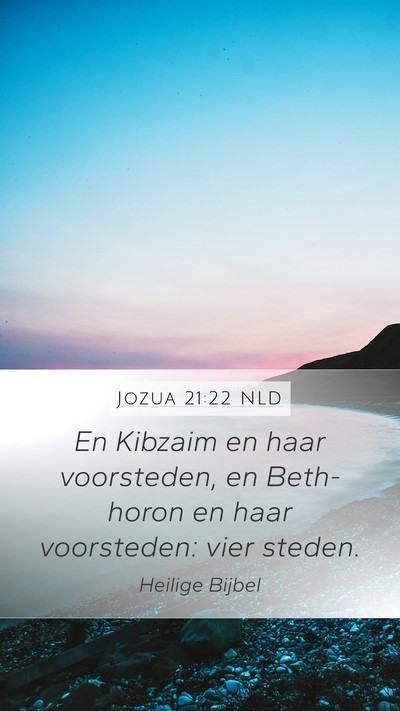 Jozua 21:22 NLD Bible Verse Image