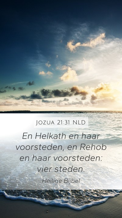 Jozua 21:31 NLD Bible Verse Image